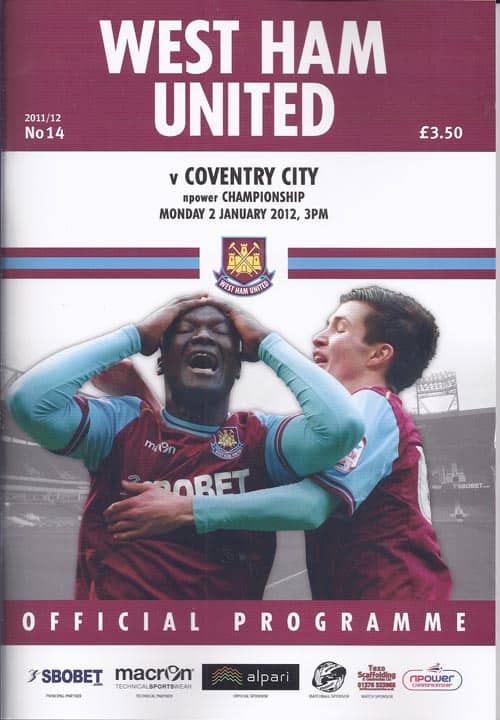 West Ham United FC v Coventry City FC